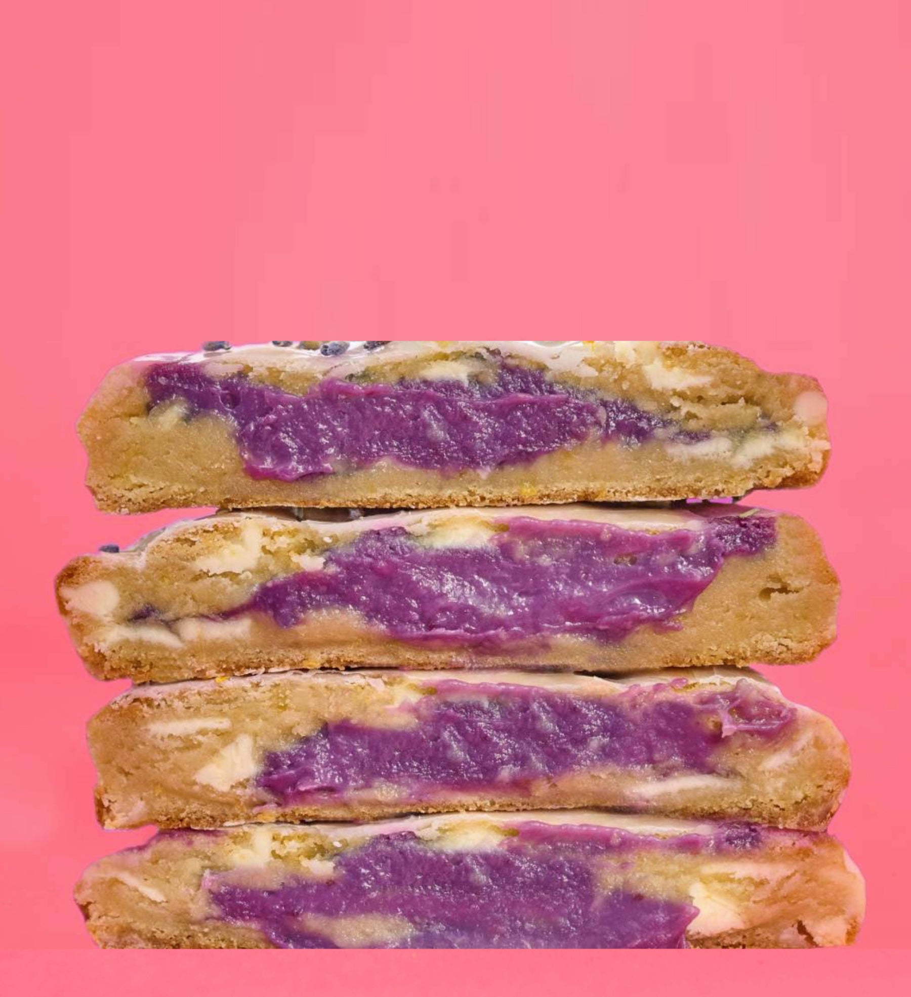 💛🍋 Lemon Blueberry Lavender Cookie🫐🪻